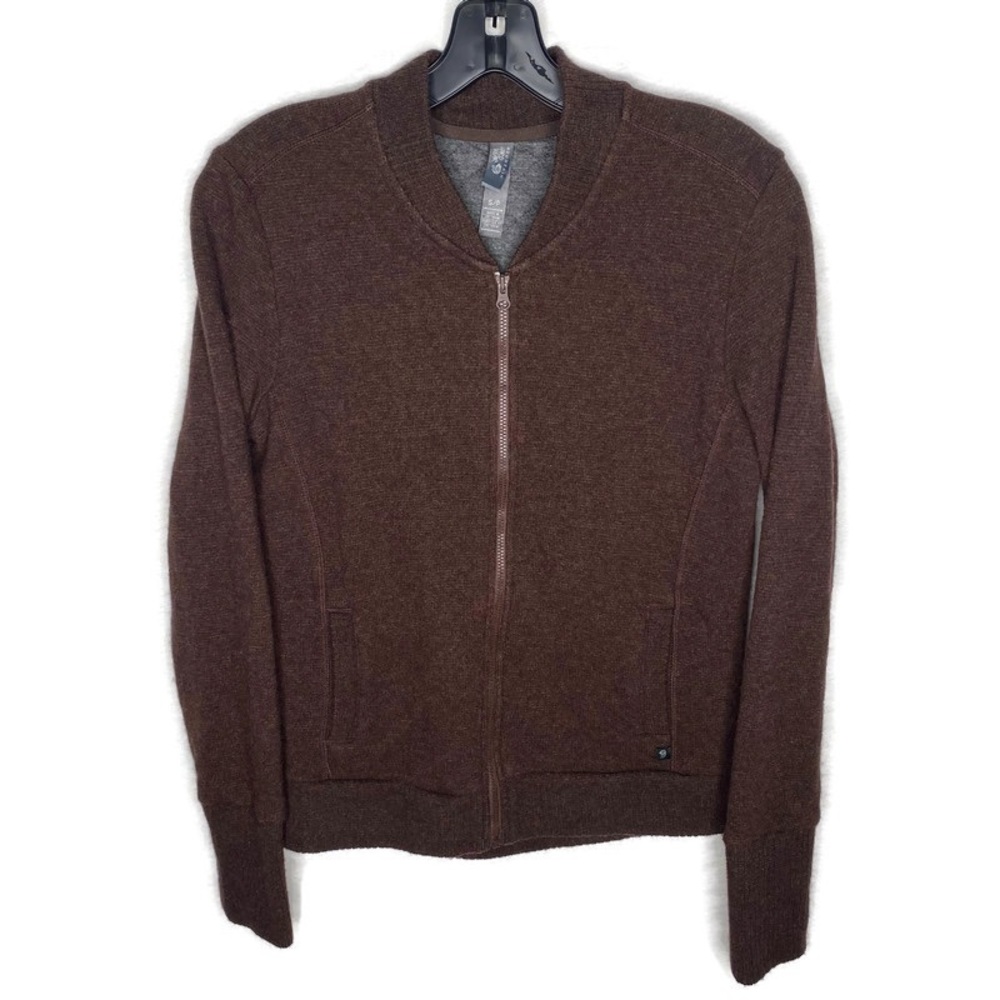 Mountain Hardwear Womens’s Wool Blend Full Zip Jacket Sweater